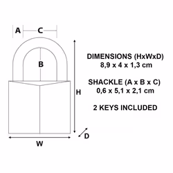 Master Lock Solid Brass Padlocks Double Lever