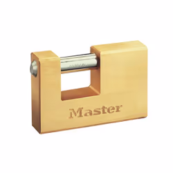 Master Lock Rectangular Solid Brass Body Shutter Padlocks
