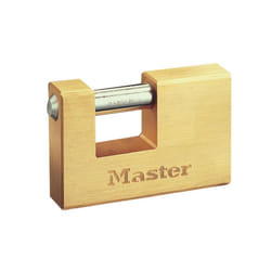 Master Lock Rectangular Solid Brass Body Shutter Padlocks
