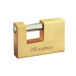 Master Lock Rectangular Solid Brass Body Shutter Padlocks