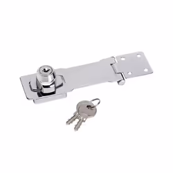 Master Lock Chrome Plated Steel Locking Hasp 118mm