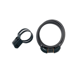 Master Lock Black Braided Steel Combination Cable 1.8m X 10mm