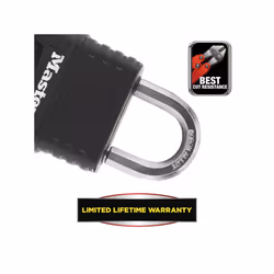 Master Lock Excell 4-digit Black Finish Combination 50mm Padlock