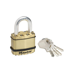 Master Lock Excell Brass Finish Padlocks