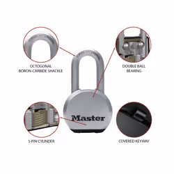 Master Lock Excell Chrome Plated 54mm Padlock