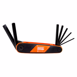 Bahco Be-9777b Hexagon Key Folding Set, 7 Piece