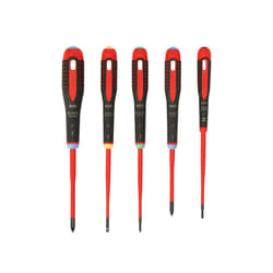 Bahco Be-9872sl Ergo Vde Insulated Screwdriver Set, 5 Piece