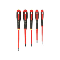 Bahco Be-9881s Ergo Vde Insulated Screwdriver Set, 5 Piece