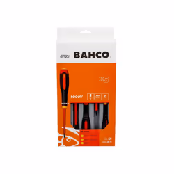 Bahco Be-9881s Ergo Vde Insulated Screwdriver Set, 5 Piece
