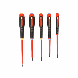 Bahco Be-9882s Ergo Vde Insulated Screwdriver Set, 5 Piece