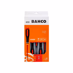 Bahco Be-9882s Ergo Vde Insulated Screwdriver Set, 5 Piece