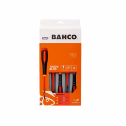 Bahco Be-9882sl Ergo Slim Vde Insulated Screwdriver Set, 5 Piece
