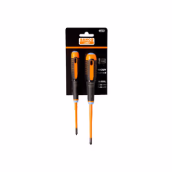 Bahco Be-9890sl Ergo Slim Vde Insulated Screwdriver Set, 2 Piece