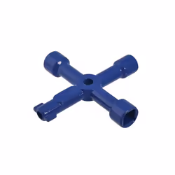 Faithfull 4-way Services Utility Meter Key