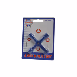 Faithfull 4-way Services Utility Meter Key