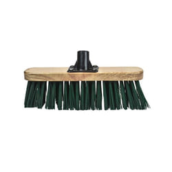 Faithfull Stiff Green Broom Head 300mm (12in) Threaded Socket