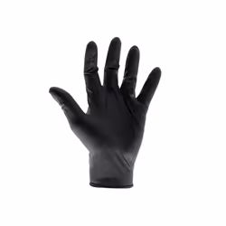 Scan Heavy-duty Nitrile Disposable Gloves, Black - One Size, Multi Colour