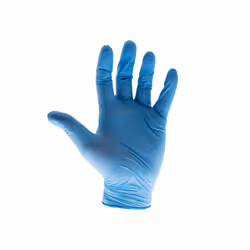, Multi Colour) Scan Nitrile Disposable Gloves, Blue - Medium (Box of 100