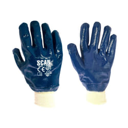 Scan Nitrile Knitwrist Heavy-duty Gloves