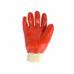Scan Pvc Knitwrist Gloves - L (size 9)