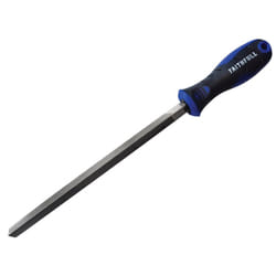 Faithfull Three-square Second Cut File, Handled