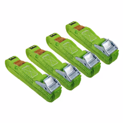 Faithfull Cam Buckle Tie-downs 5m X 25mm, 4 Piece