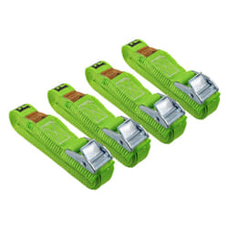Faithfull Cam Buckle Tie-downs 5m X 25mm, 4 Piece