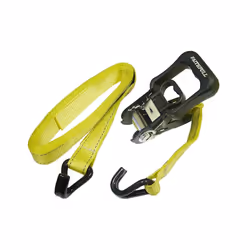 Faithfull Ratchet Tie-downs J-hook 5m X 32mm Breaking Strain 1320kg/dan 2 Piece