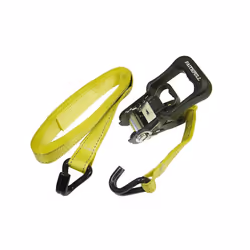 Faithfull Ratchet Tie-downs J-hook 5m X 32mm Breaking Strain 1320kg/dan 2 Piece