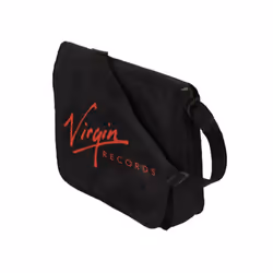 Virgin Records Flap Top Logo Messenger Bag