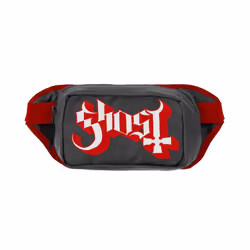 Ghost Logo Polyester Shoulder Bag