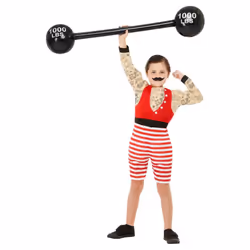 Smiffys Boys Deluxe Strong Boy Costume Set - 7-9 Years, Multicoloured