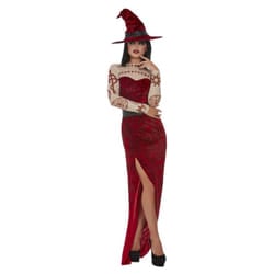 Smiffys Womens/Ladies Satanic Witch Costume Set - S, Red