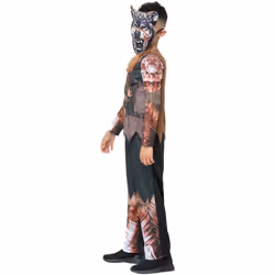 Smiffys Childrens/Kids Werewolf Warrior Costume Set - 7-9 Years, Bronze/Black