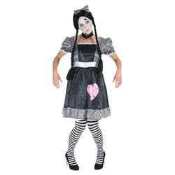 Smiffys Womens/Ladies Broken Rag Doll Costume - M, Black/White
