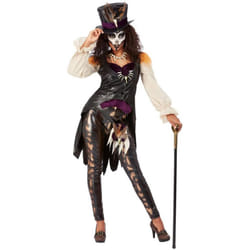 Smiffys Womens/Ladies Deluxe Witch Doctor Costume Set - M, Black