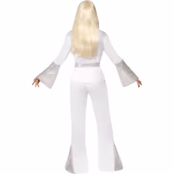 Smiffys Womens/Ladies 70s Disco Costume - L, White
