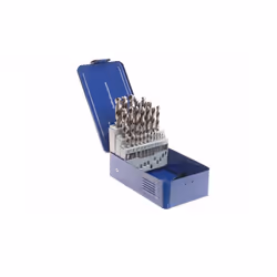 Faithfull Hss Pro Drill Sets In Metal Case