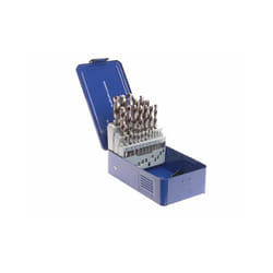 Faithfull Hss Pro Drill Sets In Metal Case