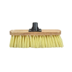 Faithfull Soft Cream Pvc Bristle Broom Head 300mm (12in) Threaded Socket