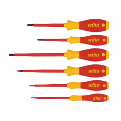 Wiha Softfinish Electric Sl/ph Screwdriver Set, 6 Piece