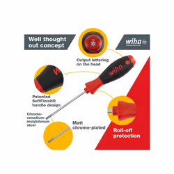 Wiha Softfinish Torx Screwdriver Set, 7 Piece