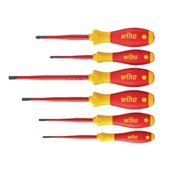 Wiha Softfinish Electric Slimfix Sl/pz Screwdriver Set, 6 Piece