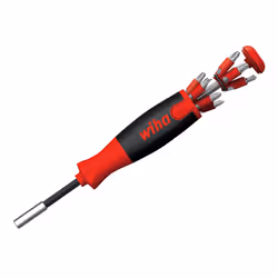 Wiha Liftup 25 Magnetic Screwdriver With Bit Magazine (sl, Ph, Pz, Tx)