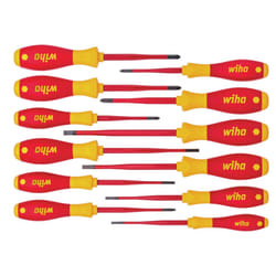 Wiha Softfinish Electric Slimfix Screwdriver Set, 12 Piece