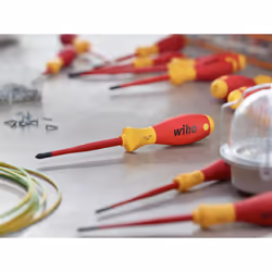 Wiha Softfinish Electric Slimfix Screwdriver Set, 12 Piece