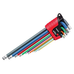 Wiha Ergostar Magicring Colour Hex Ball End L-key Set, 9 Piece