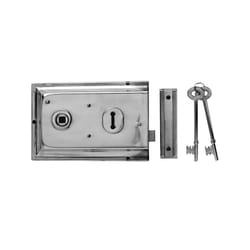 Yale Locks P334 Rim Lock 156 X 104mm - 156 x 104mm, Grey