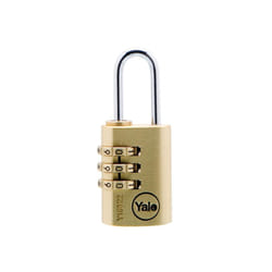 Yale Locks Brass Combination Padlock