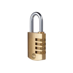 Yale Locks Brass Combination Padlock